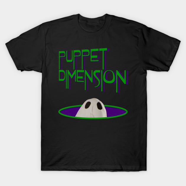 Puppet Dimension: Ghost's Eyeballs T-Shirt by Crazy Ants Media